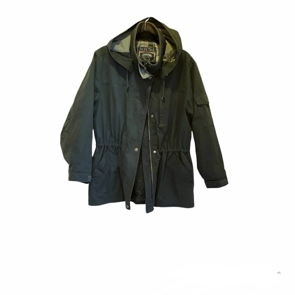 Pacific Trail Jackets & Blazers - PACIFIC TRAIL By London Fog Ladies M Hooded Lined Rain Jacket Outerwear